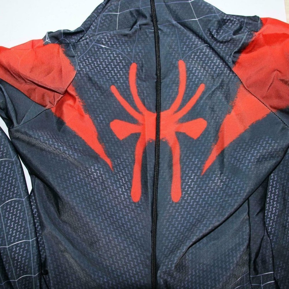 Spider Man Into Verse Cosplay Costume Miles Morales Jumpsuit - S(110) Ki… - Picture 5 of 13